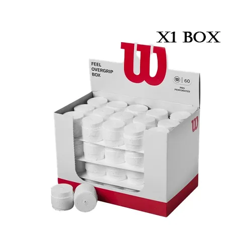 [GRPW1] Wilson White Pro Perforated Feel (X1 Box-60 pieces)